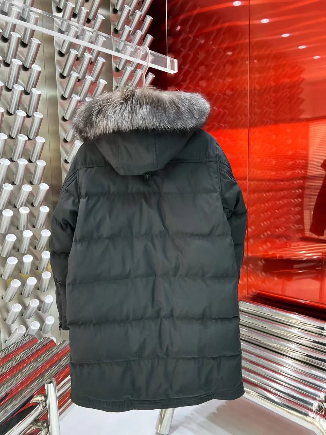 Moose Knuckles Fur Hood Long Down Parka Moose Knuckles Fur Hood Long Down Parka